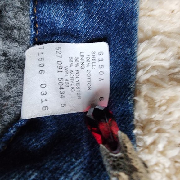 Vintage 90's Blanket Lined Levis Strauss Trucker Jacket 46L - Picture 6 of 12